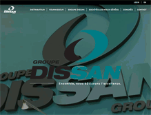 Tablet Screenshot of dissan.com